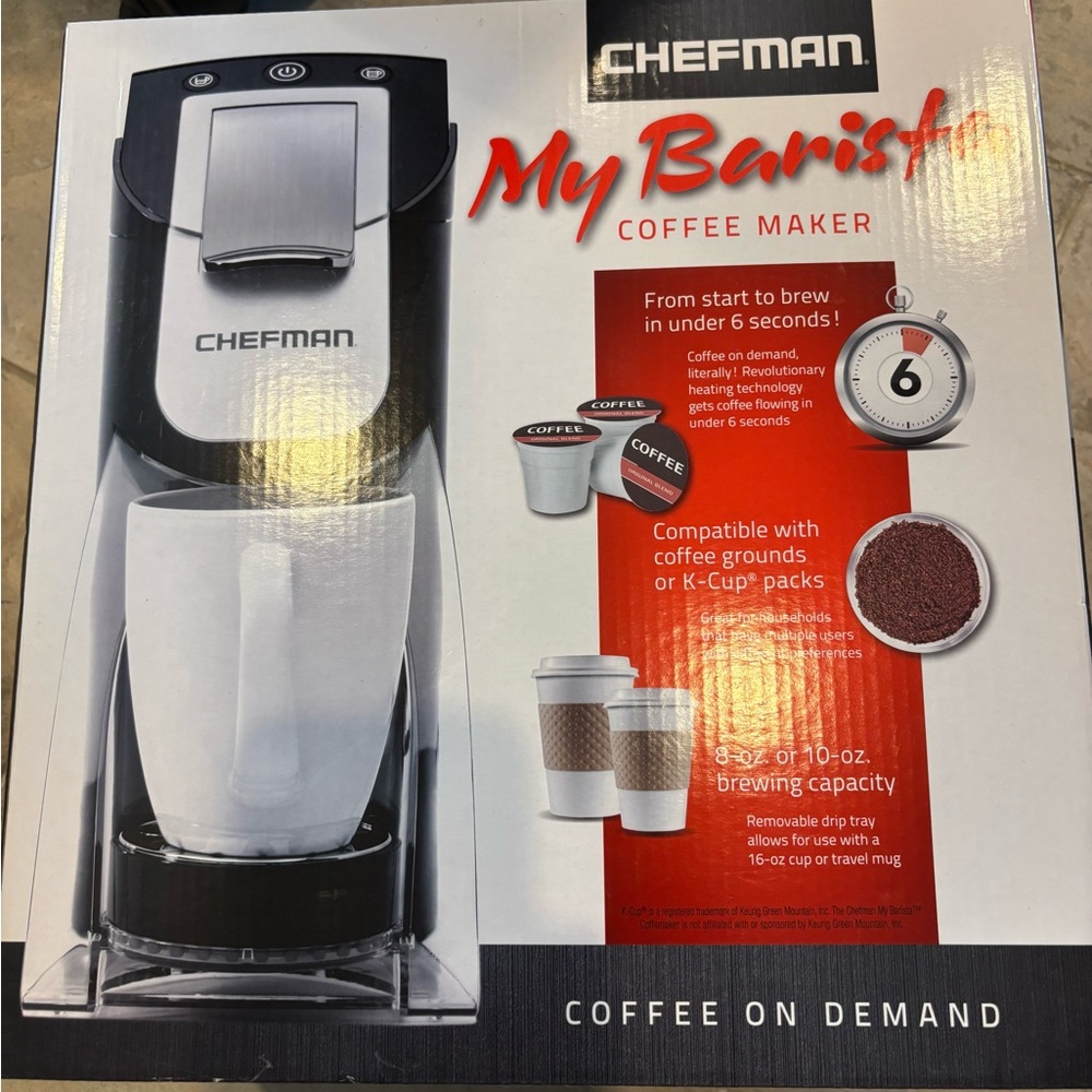 Coffee on demand — from start to brew in under 6 seconds!